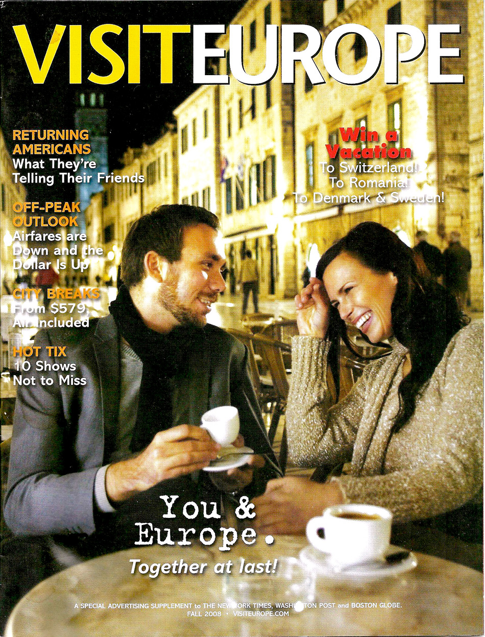 VisitEurope Magazine Cover Fall 2008